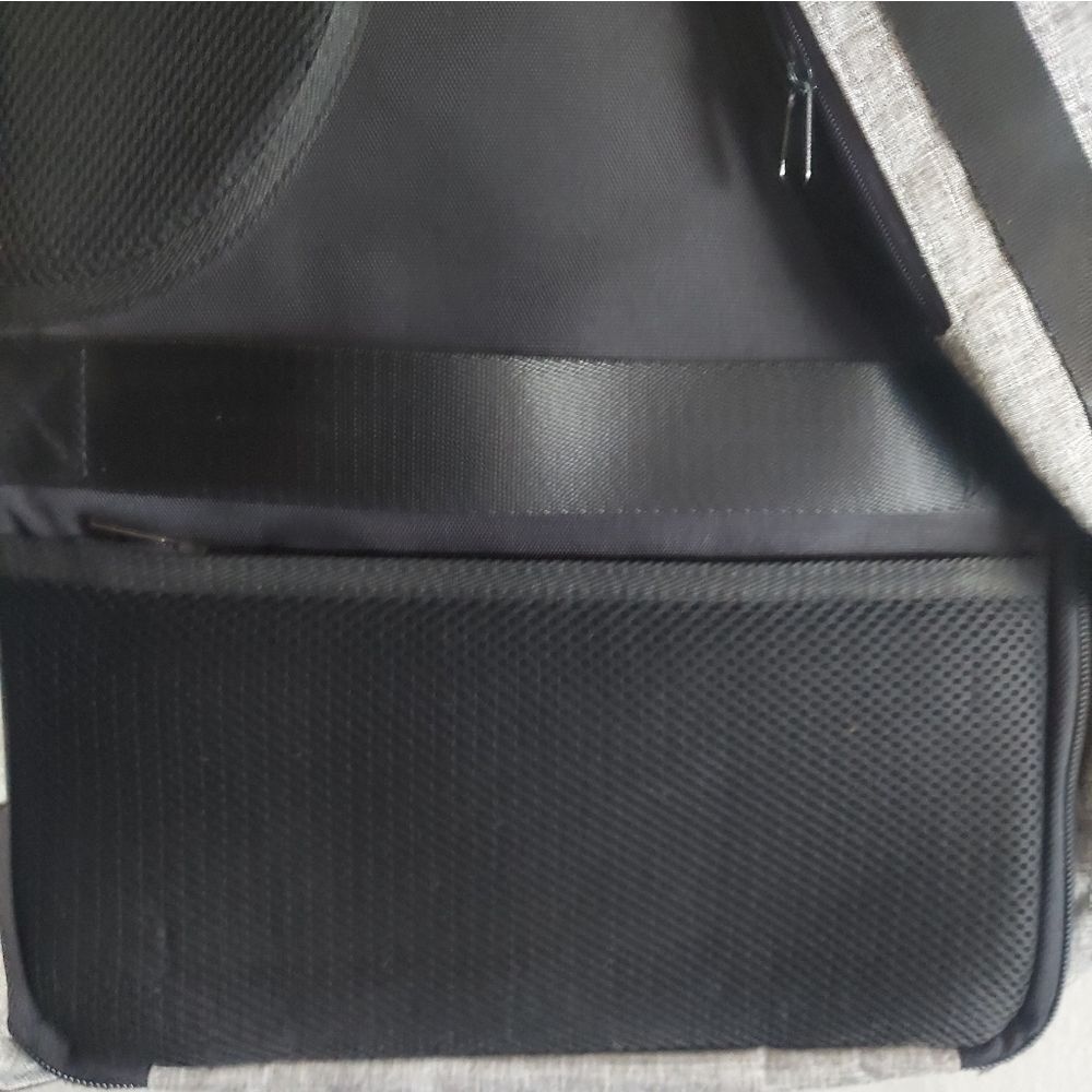 Mark Ryden Backpack Laptop Bag w/USB Port Black/Gray - Picture 3 of 7
